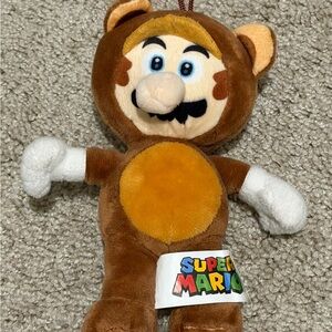 Nintendo Super Mario Tanooki Mario plush toy